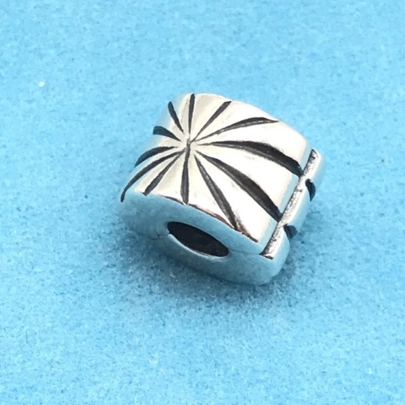 Pandora Retired Sunburst Clip Bead Charm - Picture 3 of 5